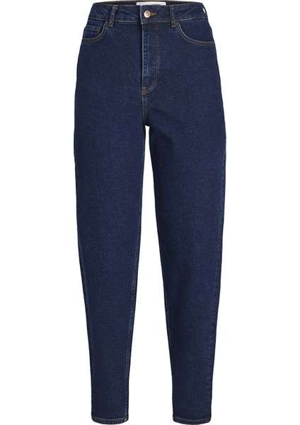 Jxlisbon Mom Hw Cc4001 Noos Mom Fit Düz Koyu Mavi Kadın Denim Pantolon modelleri