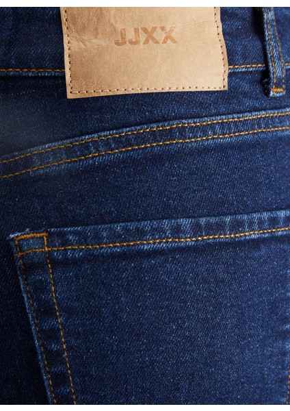 Jxlisbon Mom Hw Cc4001 Noos Mom Fit Düz Koyu Mavi Kadın Denim Pantolon fırsatları