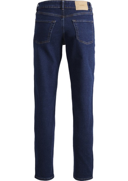 Jxlisbon Mom Hw Cc4001 Noos Mom Fit Düz Koyu Mavi Kadın Denim Pantolon