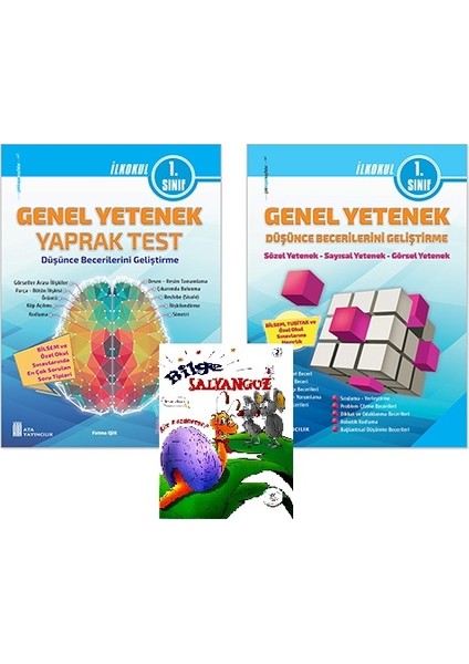 1. Sınıf Genel Yetenek Yaprak Test+Genel Yetenek Düşünce Becerilerini Geliştirme