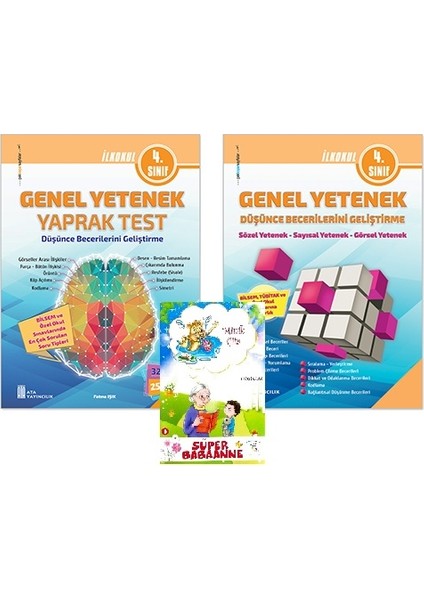 4. Sınıf Genel Yetenek Yaprak Test+Genel Yetenek Düşünce Becerilerini Geliştirme