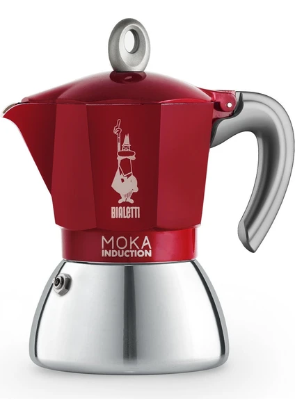 New Moka Induction Kırmızı 2 Cups