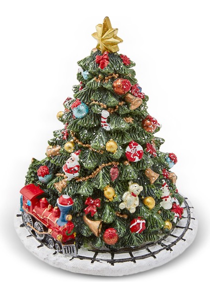 New Year Tree Müzikli Yılbaşı Obje 15 cm fırsatları