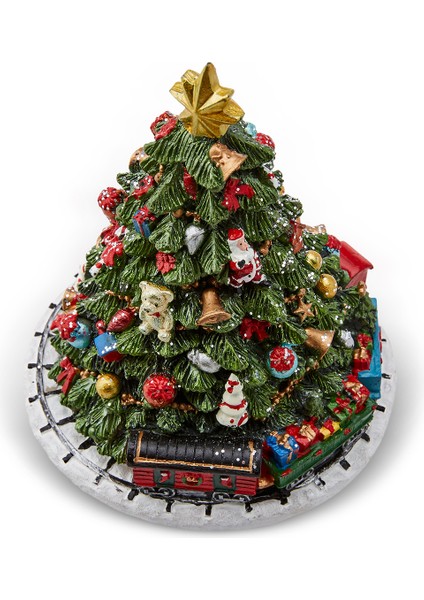 New Year Tree Müzikli Yılbaşı Obje 15 cm indirimleri