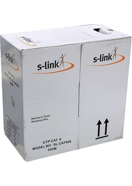 Cat 6 Kablo S-Link SL-CAT608 305MT