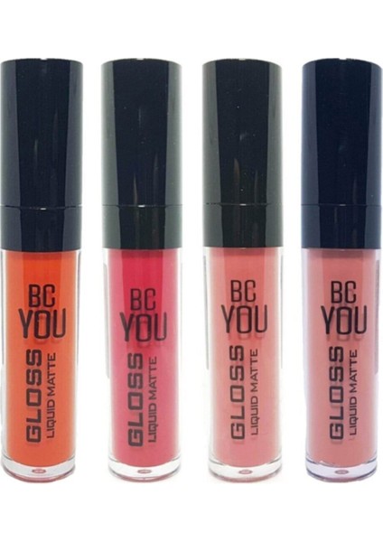 Ruj Matte Liquid Lipstick 4 Renk Set