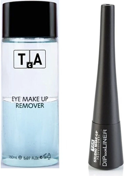 Tca Studıo Make-Up Suya Dayanıklı Dıplooklıner 4 Ml+Makyaj Temizleme