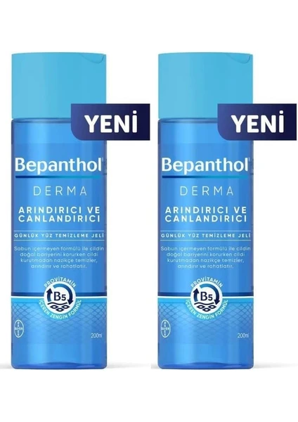 Derma Arındırıcı Ve Canlandırıcı Günlük Yüz Temizleme Jeli 200 Ml 2 Adet