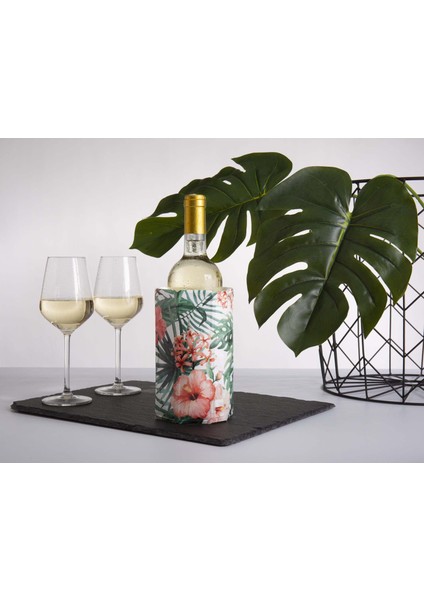 Şarap / Şişe Soğutucu Kılıf / Çiçekli (Limited Edition) modelleri