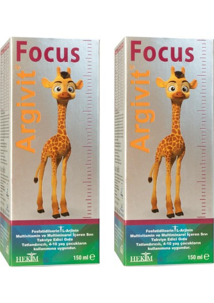 Focus Şurup 150 Ml 2 Adet