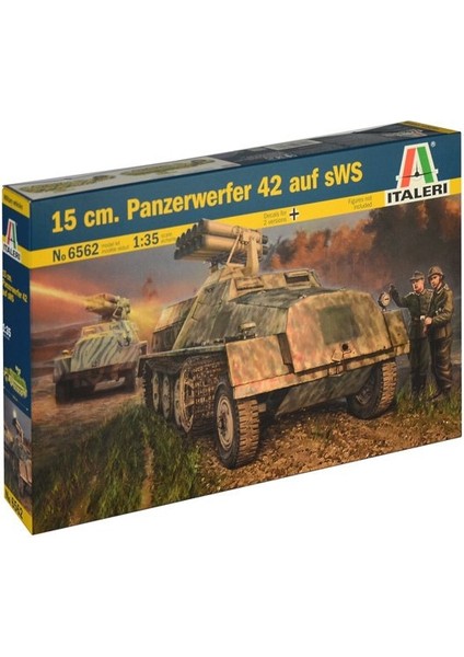 6562S 1/35 15CM. Panzerwerfer 42 Auf Sws Yarı Paletli Askeri Araç Demonte Plastik Maketi