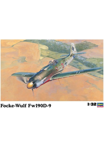 ST19 08069 1/32 Focke-Wulf FW190D-9 Savaş Uçağı Demonte Plastik Maketi