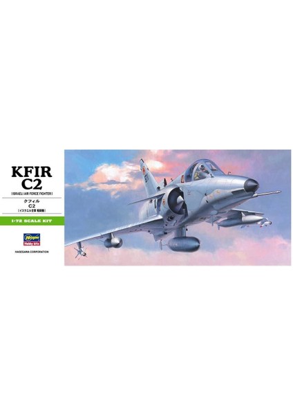 B7 00237 1/72 Kfir C2 Savaş Uçağı Demonte Plastik Maketi
