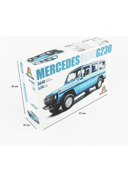 3640S 1/24 Mercedes-Benz G230 Jeep Demonte Plastik Maketi