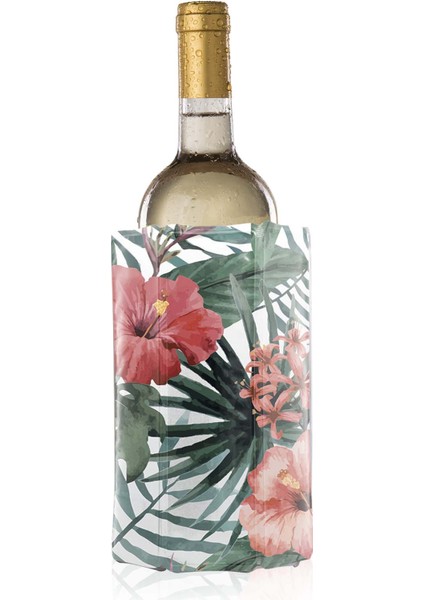 Şarap / Şişe Soğutucu Kılıf / Çiçekli (Limited Edition)