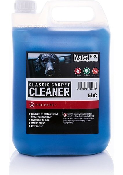 Halı Döşeme Temizleme Classic Carpet Cleaner 5 Lt.