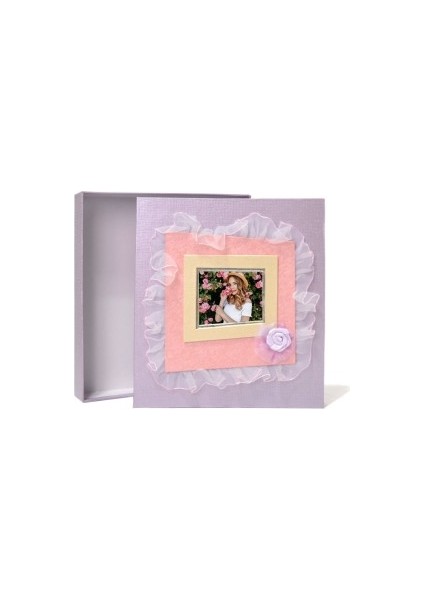 120'LİK Tül Desen Fotoğraf Albümü - Lila (10 x 15 Cm) modelleri