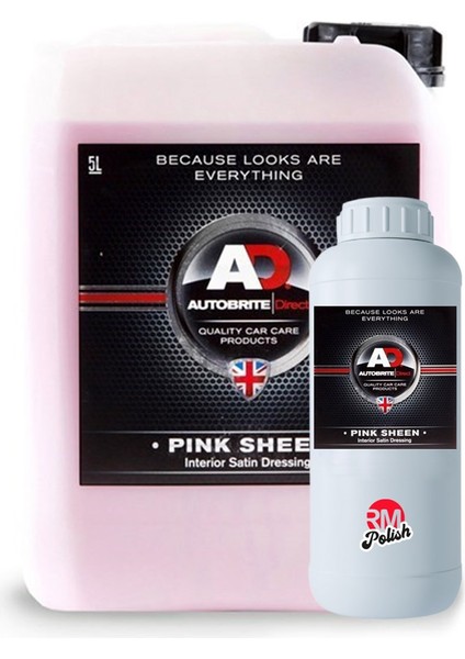 Auto Brite Pink Sheen Plastik Parlatıcı ve Koruyucu 500ML