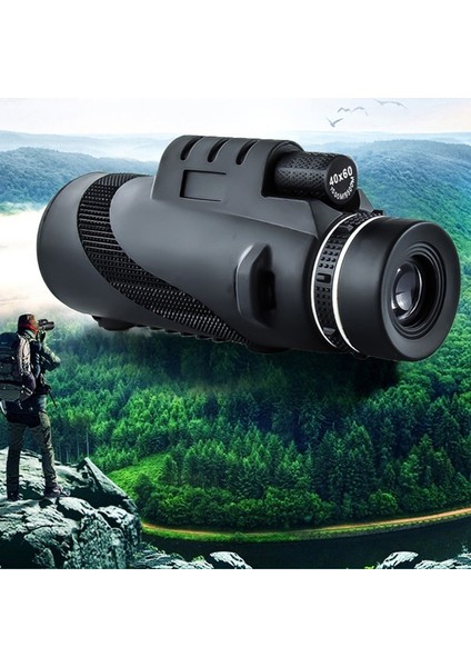 40X60 Hd Taşınabilir Monoküler Teleskop Güçlü Su Geçirmez Gece Görüş Yürüyüş Seyahat Zoom Teleskop (Yurt Dışından) fırsatları