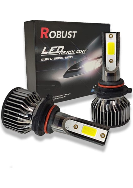 9006 LED Xenon Far Ampulü Yeni Nesil Mini 8000 Lumen 36 Watt