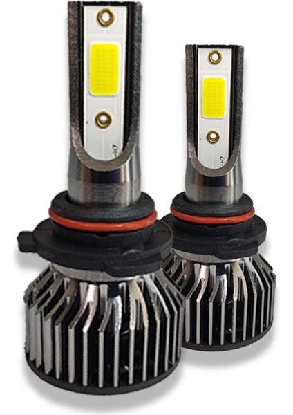 9006 LED Xenon Far Ampulü Yeni Nesil Mini 8000 Lumen 36 Watt