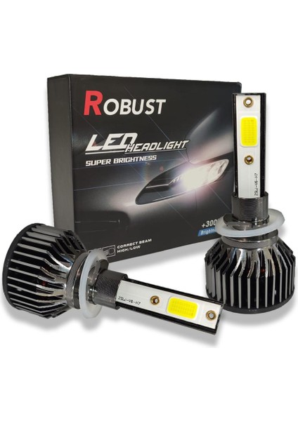H27 LED Xenon Far Ampulü Yeni Nesil Mini 8000 Lumen 36 Watt