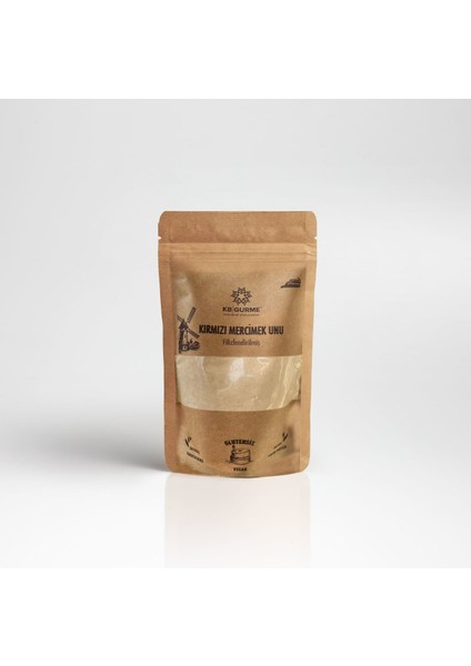 Glutensiz, Vegan Kırmızı Mercimek Unu 250 gr
