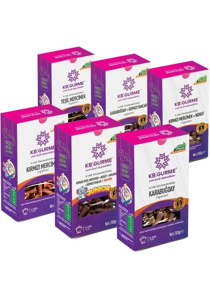 Aile Boyu Avantaj Paket Glutensiz Rigatoni Makarna 200 gr x 6