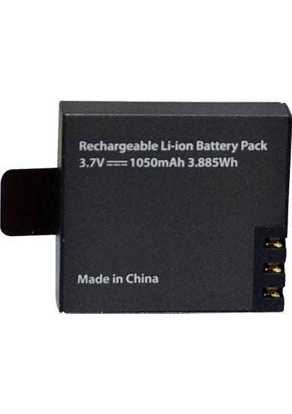 PG1050 Eken H9R Aksiyon Kamerası PG1050 3.7V 1050 Mah 3.885 Wh Yedek Batarya Şarjedilebilir Pil modelleri