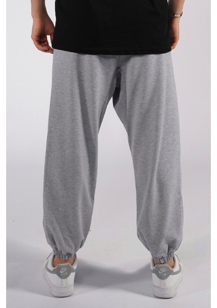 Büyük Beden Gri Oversize Eşofman Altı fiyatları