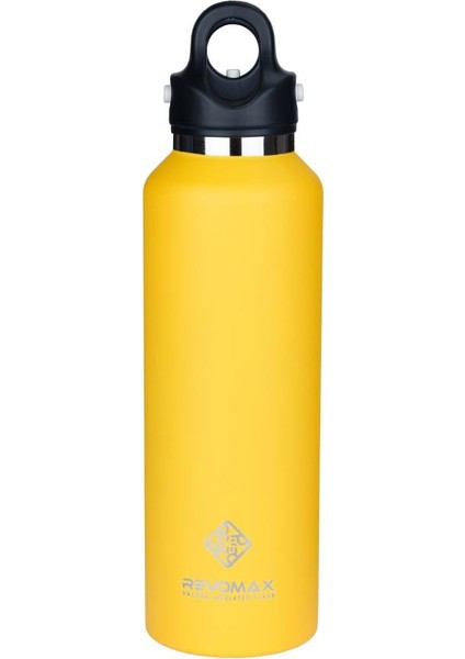 20 Oz 592 ml Paslanmaz Çelik Termos Sarı