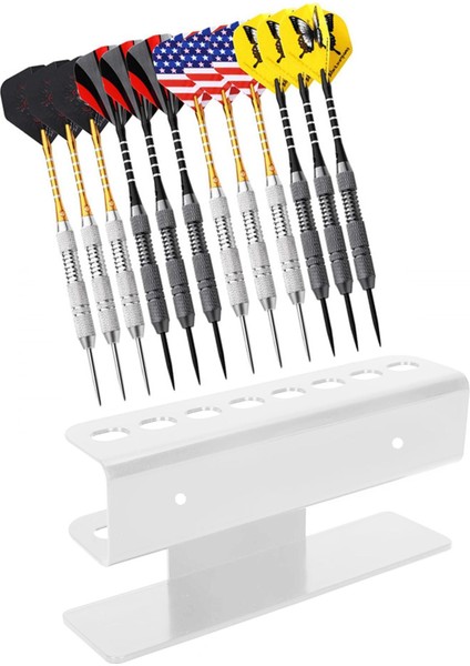 Dart Tutucu Dart Standı Tutar 8 Çelik / Yumuşak Ucu Ev Bar Pub Beyaz Için Dart (Yurt Dışından) fırsatları