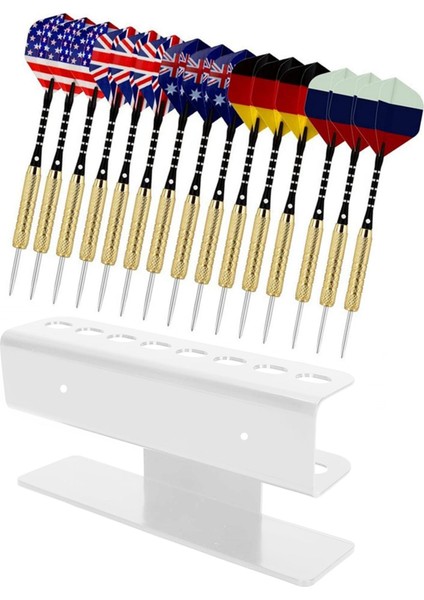Dart Tutucu Dart Standı Tutar 8 Çelik / Yumuşak Ucu Ev Bar Pub Beyaz Için Dart (Yurt Dışından) indirimleri