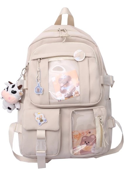 Okul Sırt Çantası - Beyaz (Yurt Dışından)