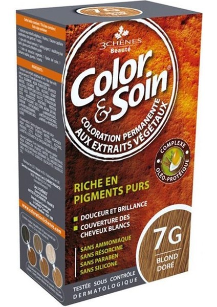 Color Soin Saç Boyası 7g Altın Sarısı