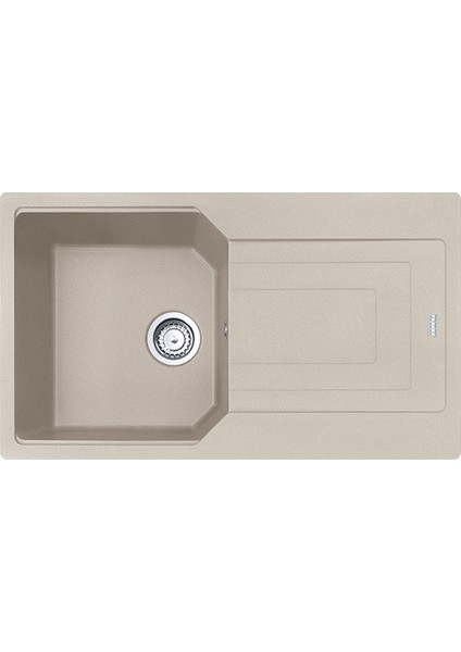 Ubg 611-86 Urban 86 cm Tezgah Üstü Sahara Granit Eviye