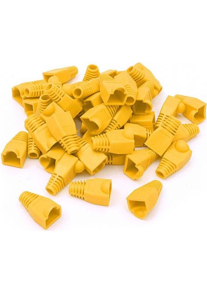 RJ45 Cat5 Cat6 Kılıf (100 Adet) - Sarı