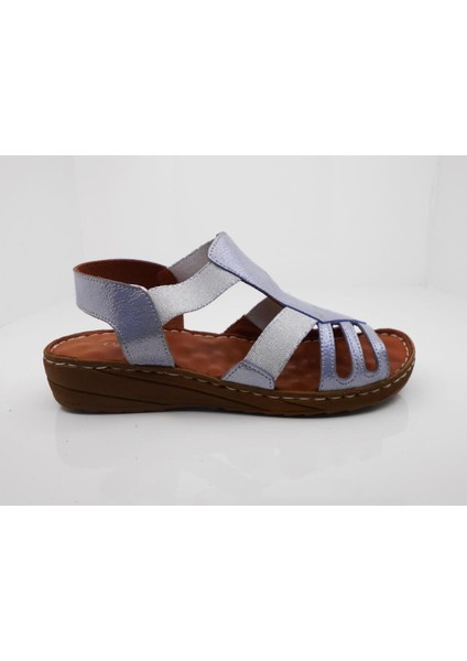 358 Hakiki Deri Confort Casual Anatomik Bayan Sandaleti