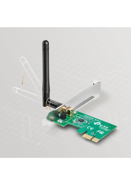 TL-WN781ND 150MBPS Pcı-Exp Wifi N Ethernet