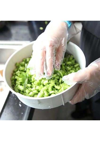 100'LÜ Tek Kullanımlık Gıda Plastik Eldiven (Yurt Dışından) fırsatları