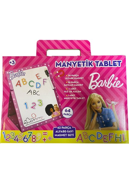 Alfabe Sayı Manyetik Magnet Seti 62 Parça