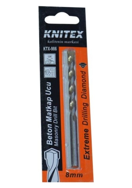 KTX-986 Matkap Ucu 8 mm