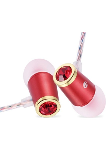 1.2 M Kablolu Kulaklık Kulak Kulakiçi Kulaklık Metal Hifi Kulaklıklar Kırmızı (Yurt Dışından) indirimleri