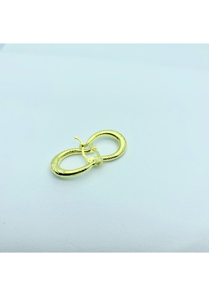 925 Ayar Antik Model Gold Hediyelik Kadın Gümüş Küpe