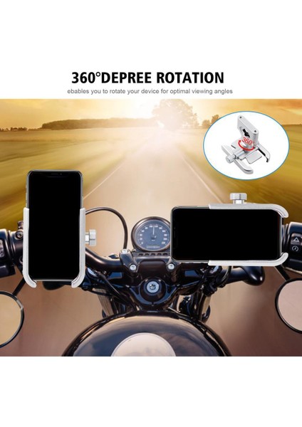 Evrensel Telefon Tutucu Gidon Montaj Braketi Motosiklet Gümüş Için Standı (Yurt Dışından) fiyatları