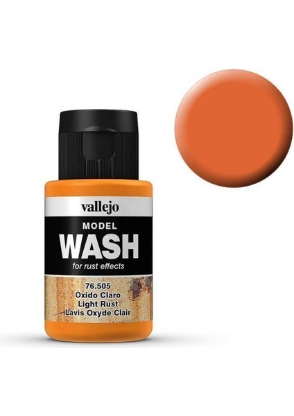 76505 35 Ml. Light Rust, Wash Serisi Maket Boyası