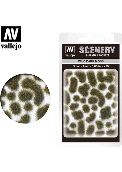 SC402 Dark Moss, 2 Mm. Manzara Serisi Hazır Yosun Dokusu