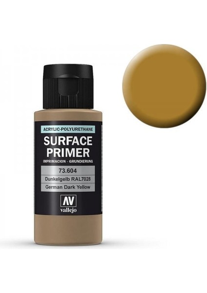 73604 60 Ml. Ger. Dark Yellow, Astar Maket Boyası