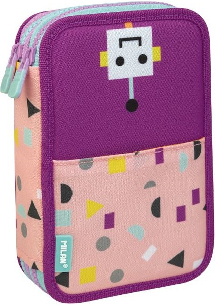 081264HBP Mutlu Robot Setli Kalem Çantası