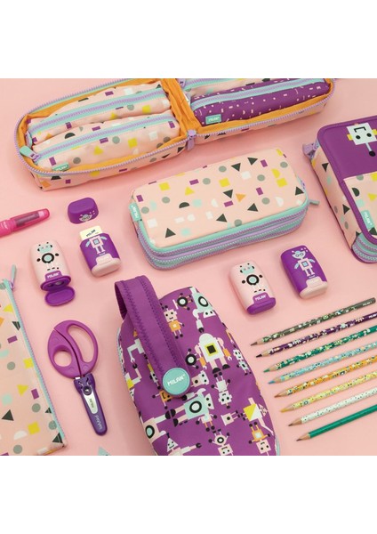 081264HBP Mutlu Robot Setli Kalem Çantası indirimleri